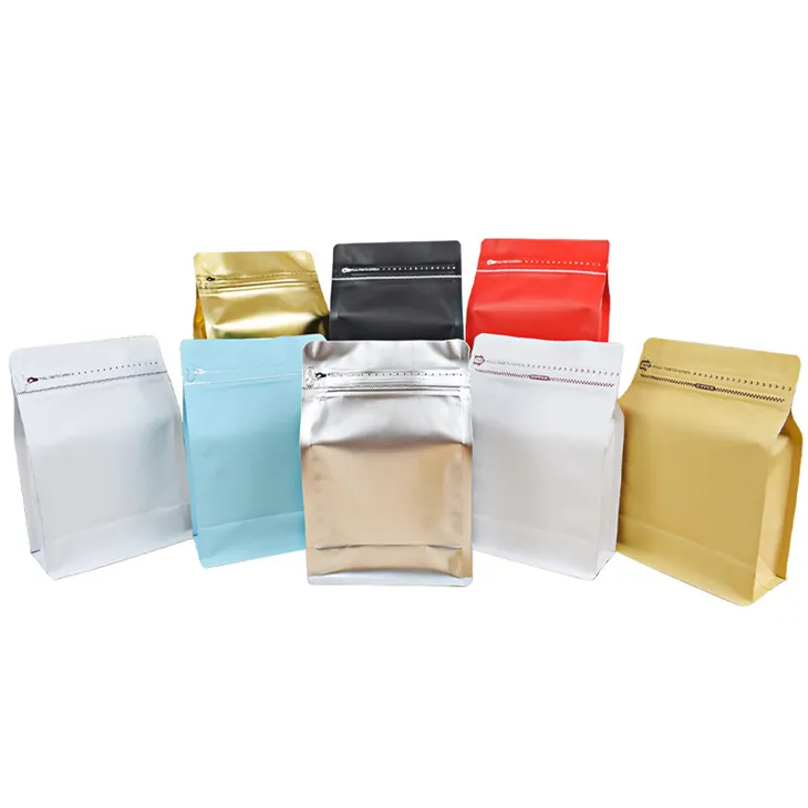 Álló tasakok gáztalanító szeleppel