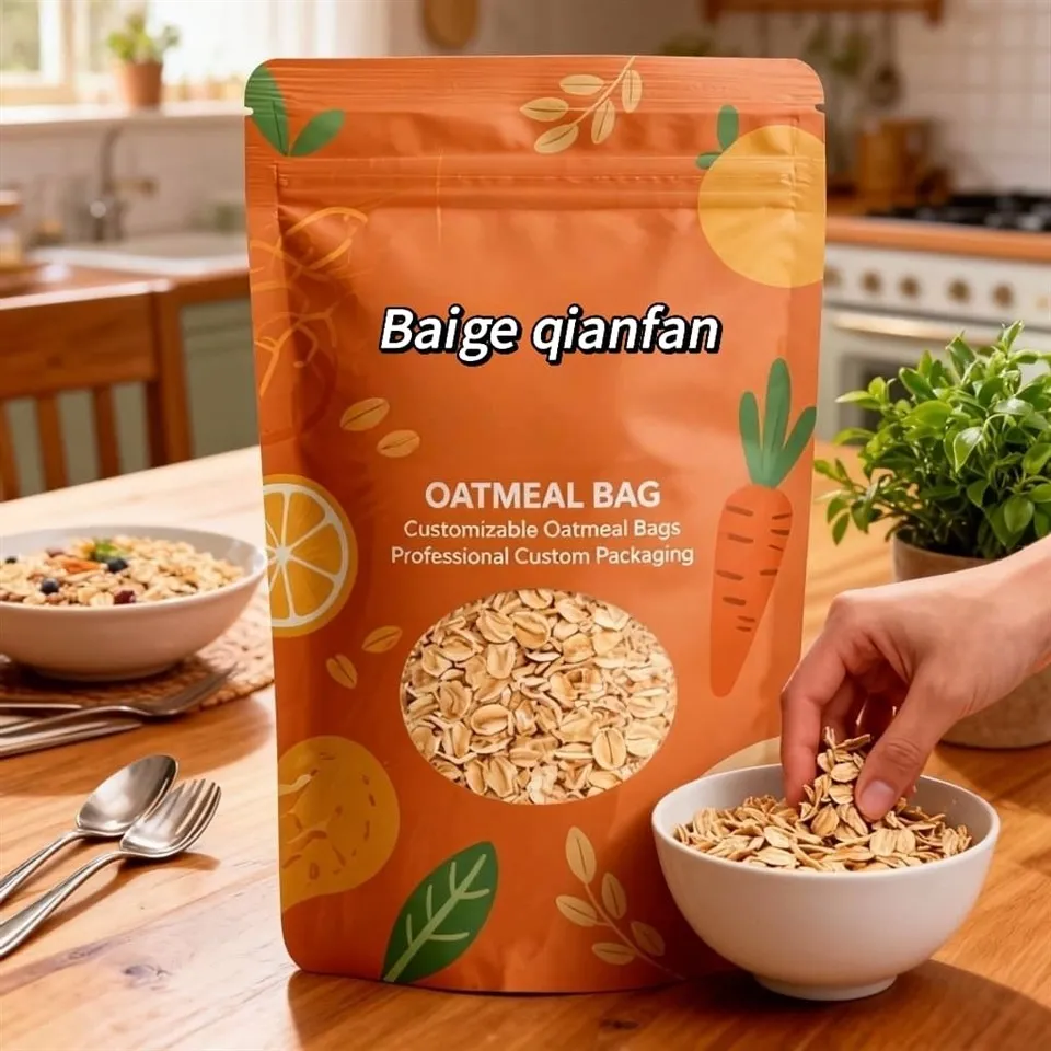 Zabpehely felálló{0}}cipzáras táskák