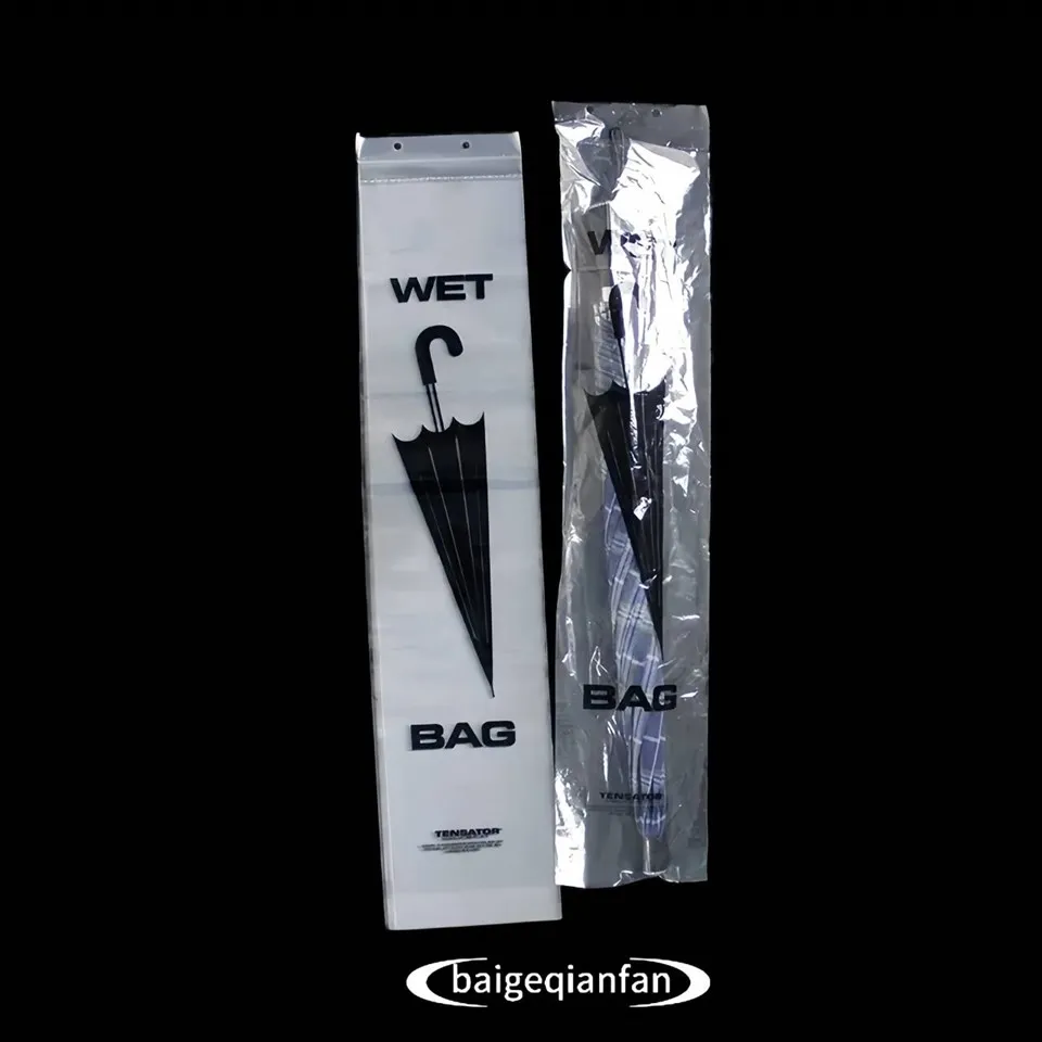 Átlátszó műanyag esernyő csomagolózsák